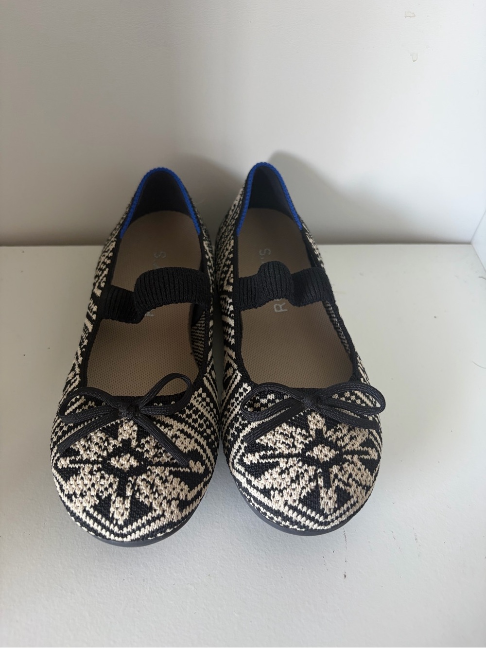 Rothy's Kids Bow Mary Jane in "Black Mosaic" Size 13 - Picture 2 of 6